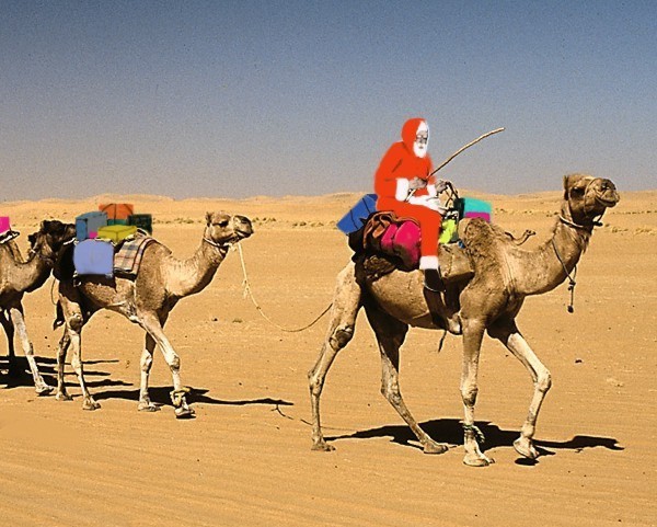 Santa on his Camel