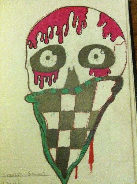 ice cream skull-F.O.D