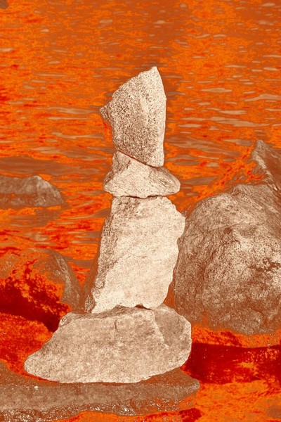 Zen rocks (orange)