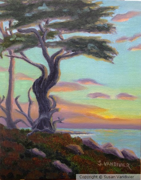 cypress sunset #2