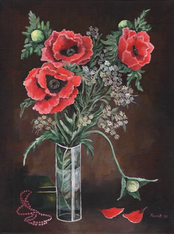 Poppies and beads