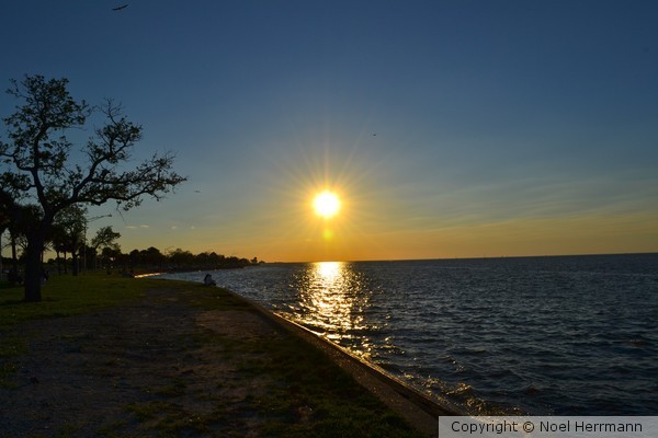 New Orleans Lake Front Sunset