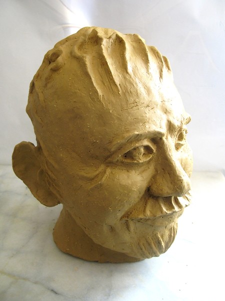 Clay portrait 