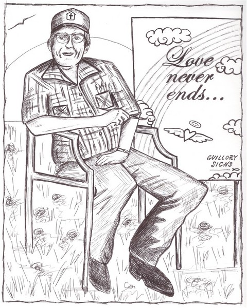 Memorial Drawing of Paw Paw