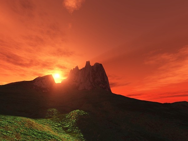 Shiprock Sunset