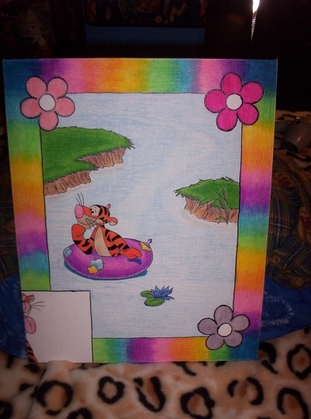 tigger mural panel two