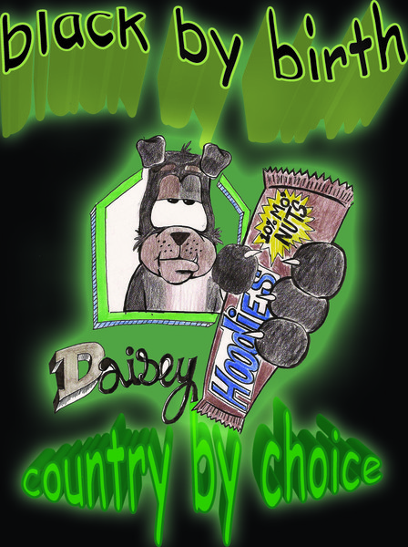black out daisey poster