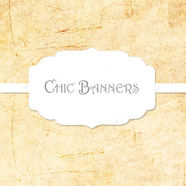 Premade Online Shop Chic Banners