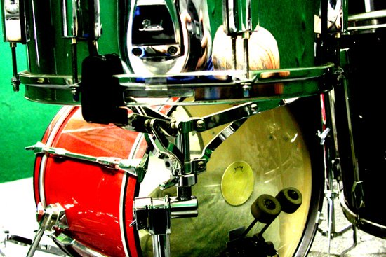 drum in room