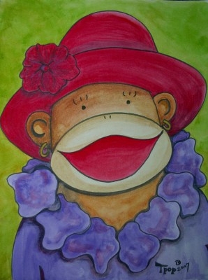 Red Hat Sock Monkey