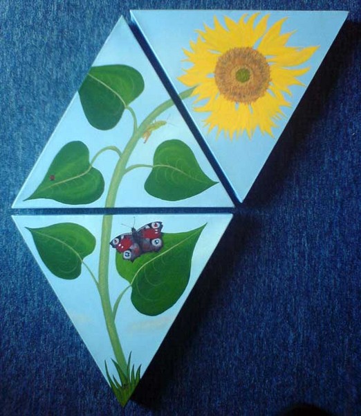 Triangluar Sunflower