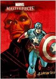 Captain America MM08 AP Sketch Card