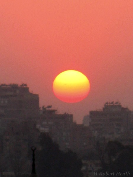 Sunset Over Cairo Egypt