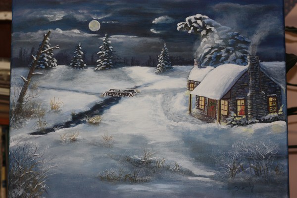 Christmas cabin