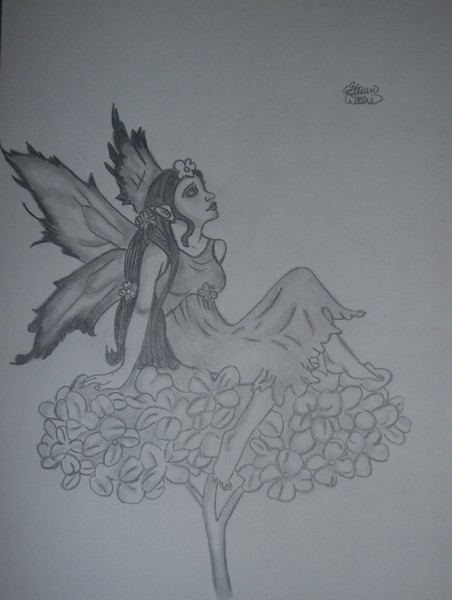 Fairy on a flower