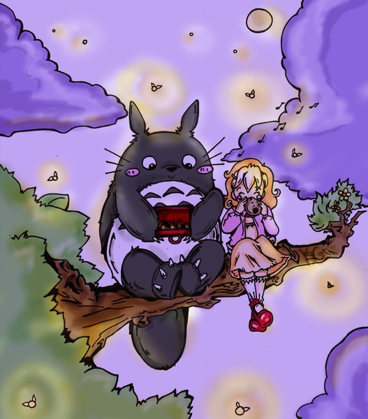 Hanging with Totoro