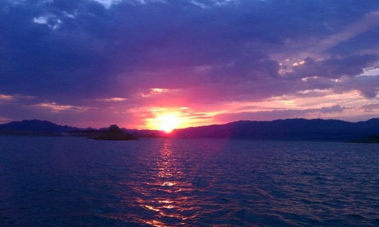 Sunrise over Lake Mead