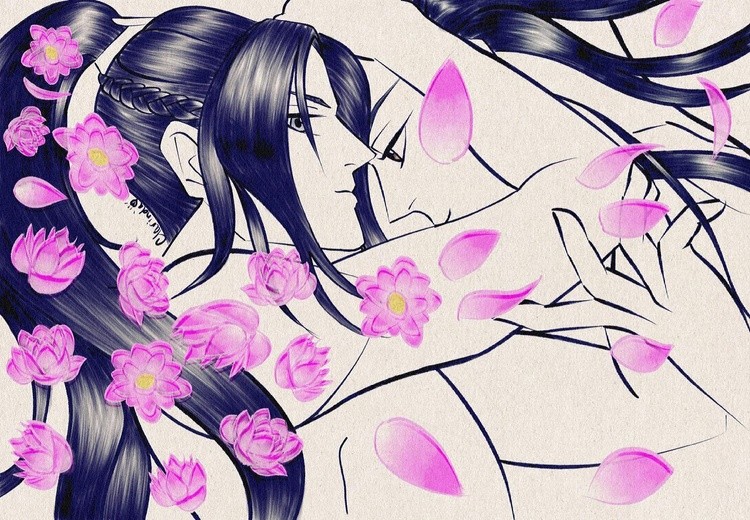 Soft Petals xicheng mdzs fanart digitalart