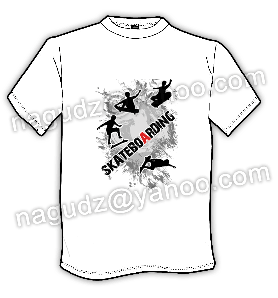 t-shirt skate