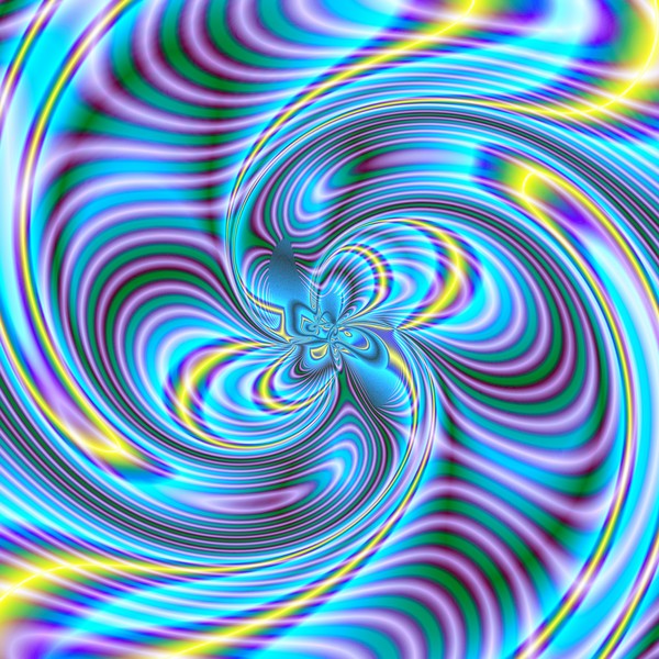 Blue Spiral Madness