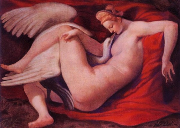 Leda and Swan  Mural