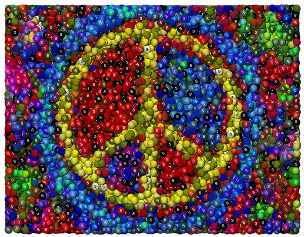 Skittles Peace Sign