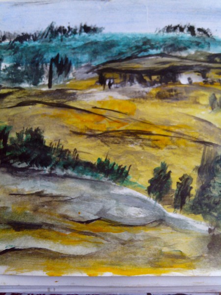 hilly landscape