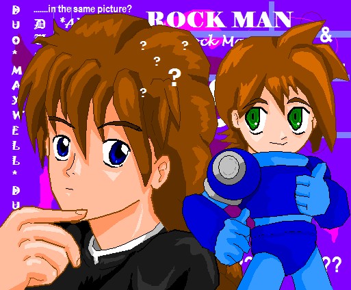 RockMan and Duo in the same picture???