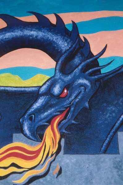 Dragon Mural (Close Up)