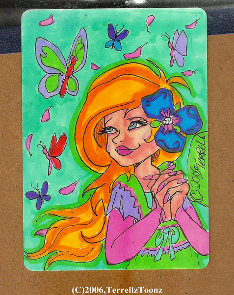 Spring Is On the Breeze ACEO