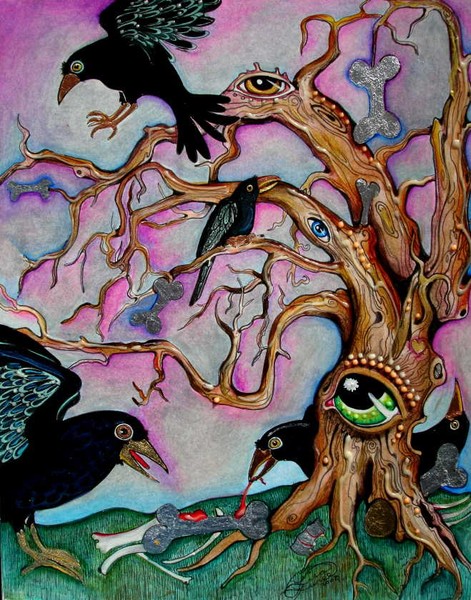 Bone's Eye Tree ~ Raven Watch