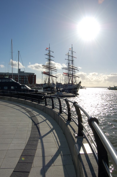 Portsmouth docks