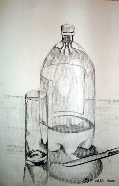 Bottle and Glass