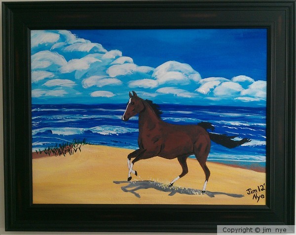 Horse on Beach