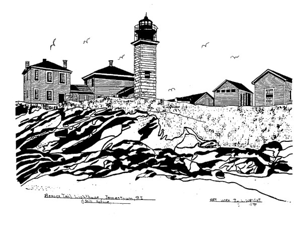 Rhode Island beavertail lighthouses