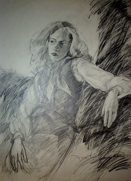 Young Woman, seated