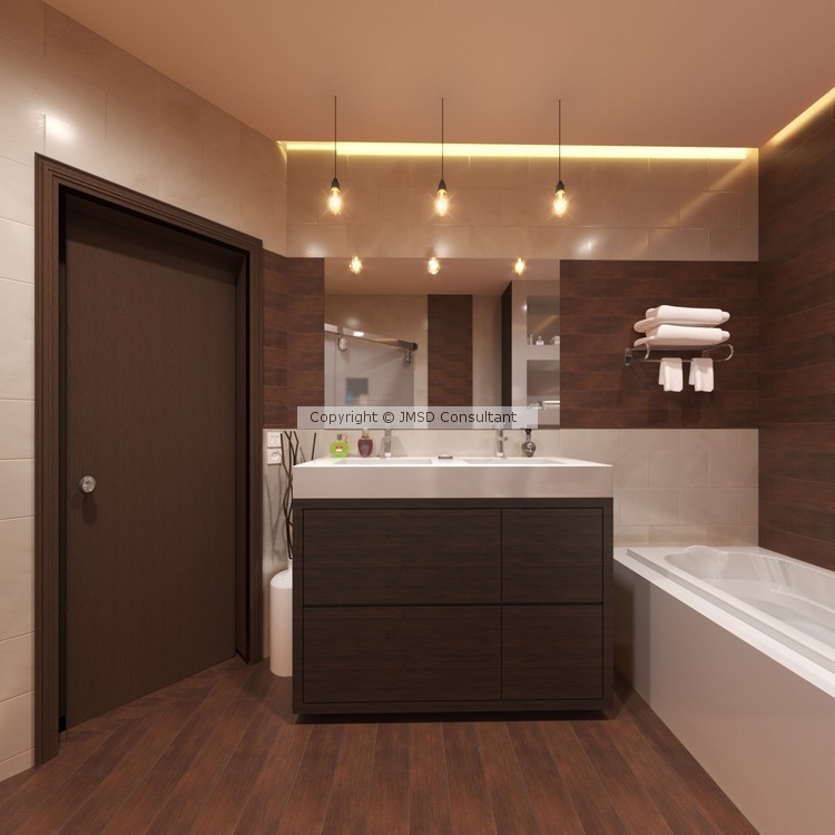 3D Rendering Services Los Angeles for Bathroom Project