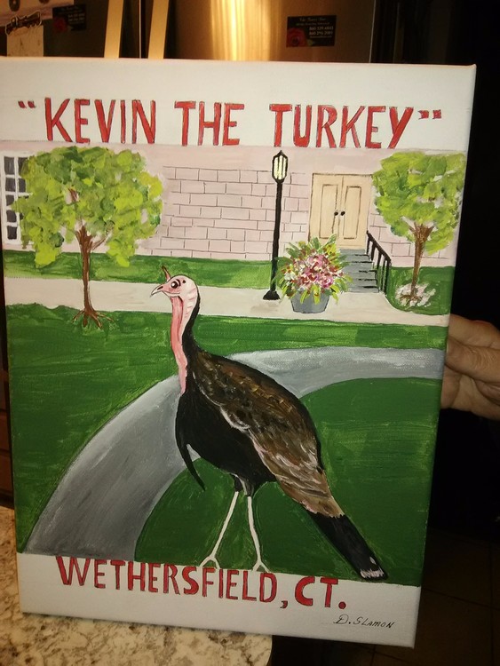 Painting Of Kevin The Turkey