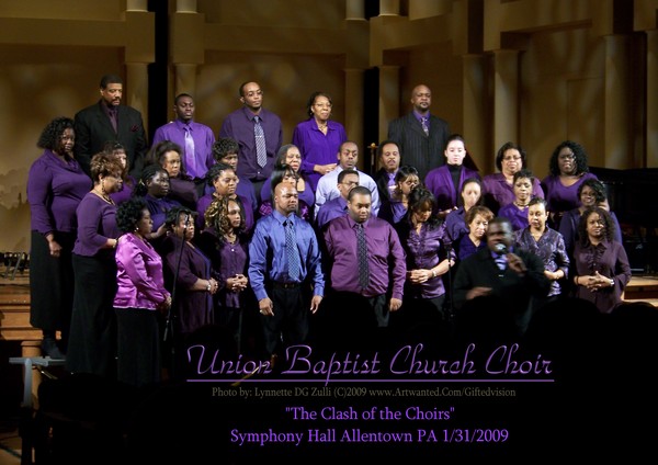 Union Baptist Church Mass Choir Postcard