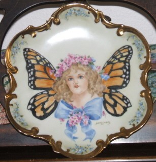 Victorian Butterfly Girl