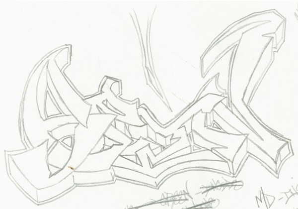 Spin-Off Grafitti Piece Tag 