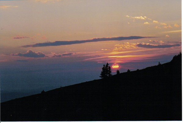 dunn peak sunset
