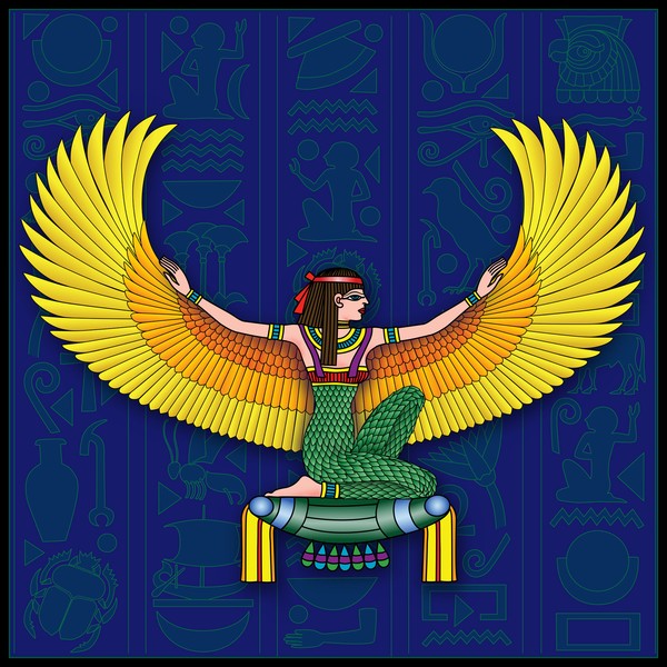 Egyptian Winged Goddess, ISIS