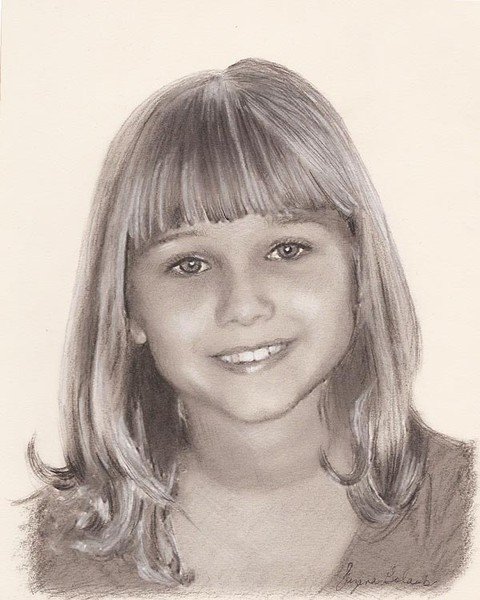 Charcoal Drawing of Christi Thomas