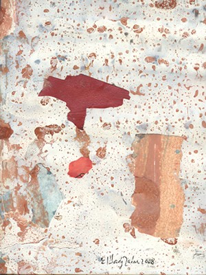 Rain - White drops and red, 2008