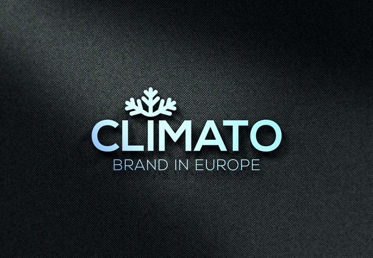 climato logo with mockup