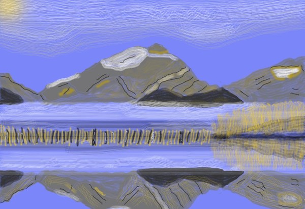 Mountains Reflected
