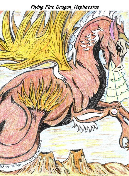 Flying Fire Dragon Hephaestus