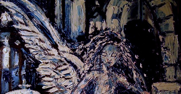 Scrying Angel  detail