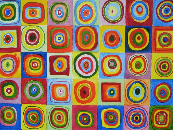 Squares and Circles (after Kandinsky)